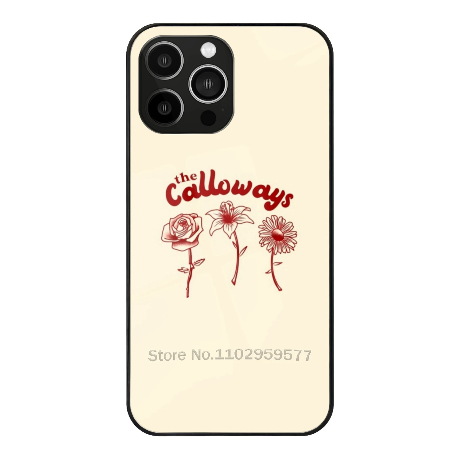 Calloway Sisters Tempered Glass Case For Iphone 15 14 13 12 11 Pro Max X 7 Plus Case Calloway Lily Calloway Daisy Calloway Rose