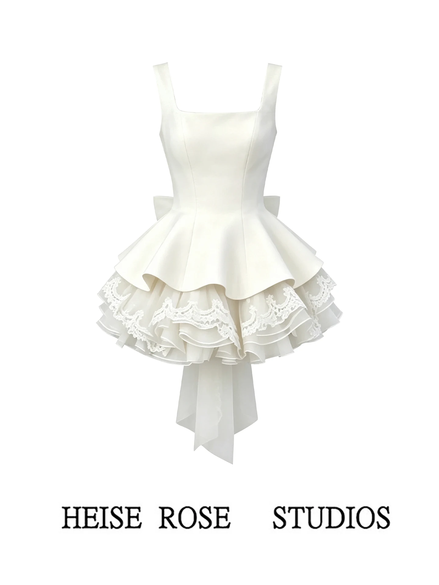 Ballet Style Puffy Summer Dress Women's Waist-Cinching Princess Birthday  Dress Sweet  Breathable Skin-friendly