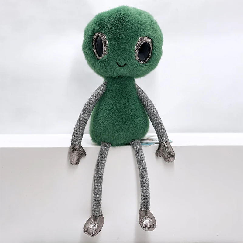 Fun House Space Series: Alien Plush Toy UFO Ornament, Starry Sky Cowboy Hat Peanut Ornament Plush Toy - Birthday Gift image 3