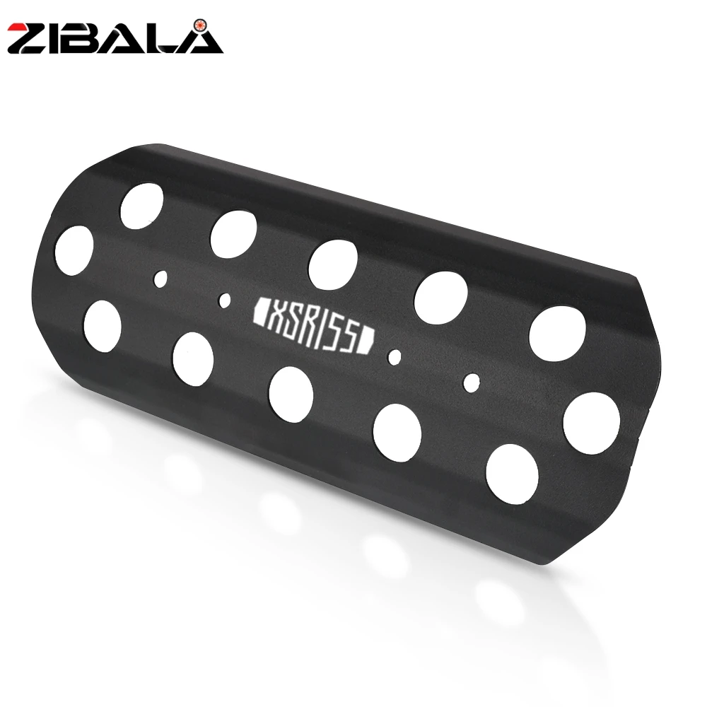 لياماها XSR155 XSR 155 2019-2020-2021-2022-2023 2024-2025 دراجة نارية العادم درع غطاء الحرارة العادم الأنابيب تحطم حامي #5