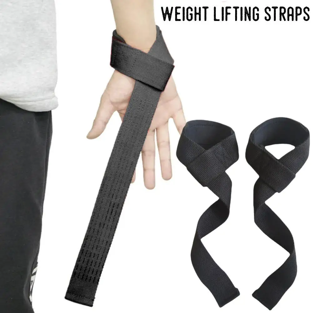 Gym Weight Lifting Straps Gym Training Straps Hand Wrist Grip Bar Gloves Wrist Support Protection Support Training Wrap Gri Z3H5