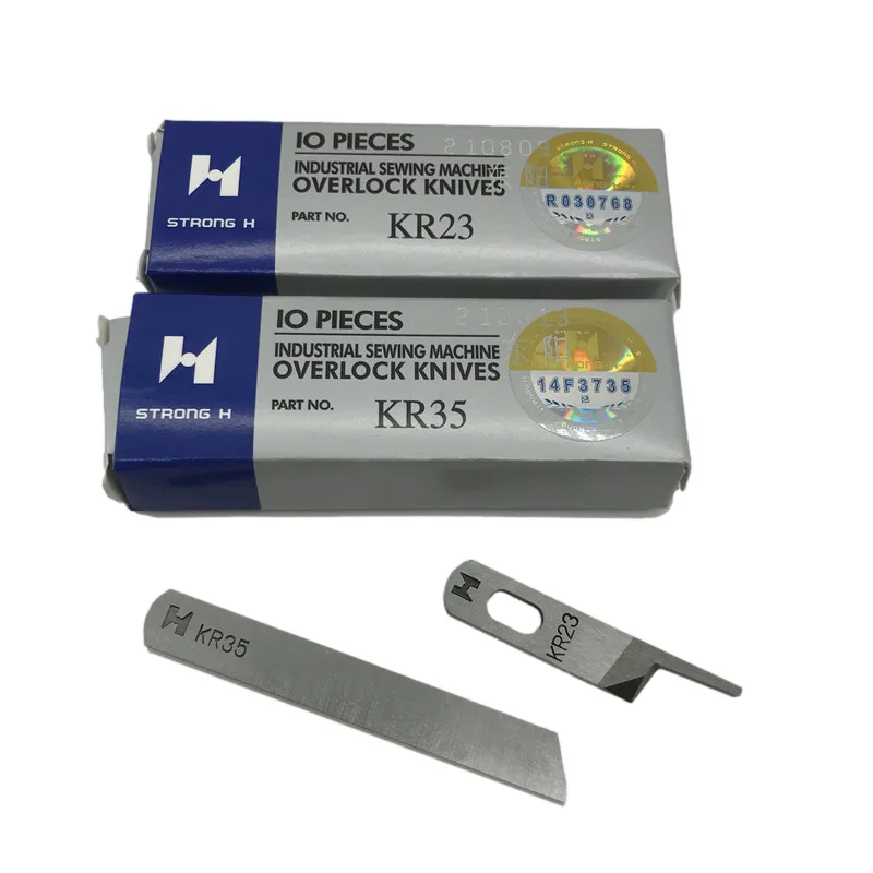 10 قطعة قوية H ماركة Siruba 737 747 ماكينة خياطة ثلاثة 4-Line Overedger Overlock آلة العلوي والسفلي شفرة Kr23 kr35 #5