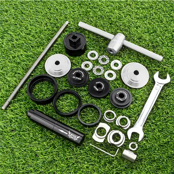 Nástroj pro demontáž a montáž ložisek středového složení jízdního kola pro horská a silniční kola, středové složení 24 mm 30 mm BB86 BB30 BB92 PF30 opravná sada 8 nejlepší prodej vytahovač pedálu lisované uložení - №4
