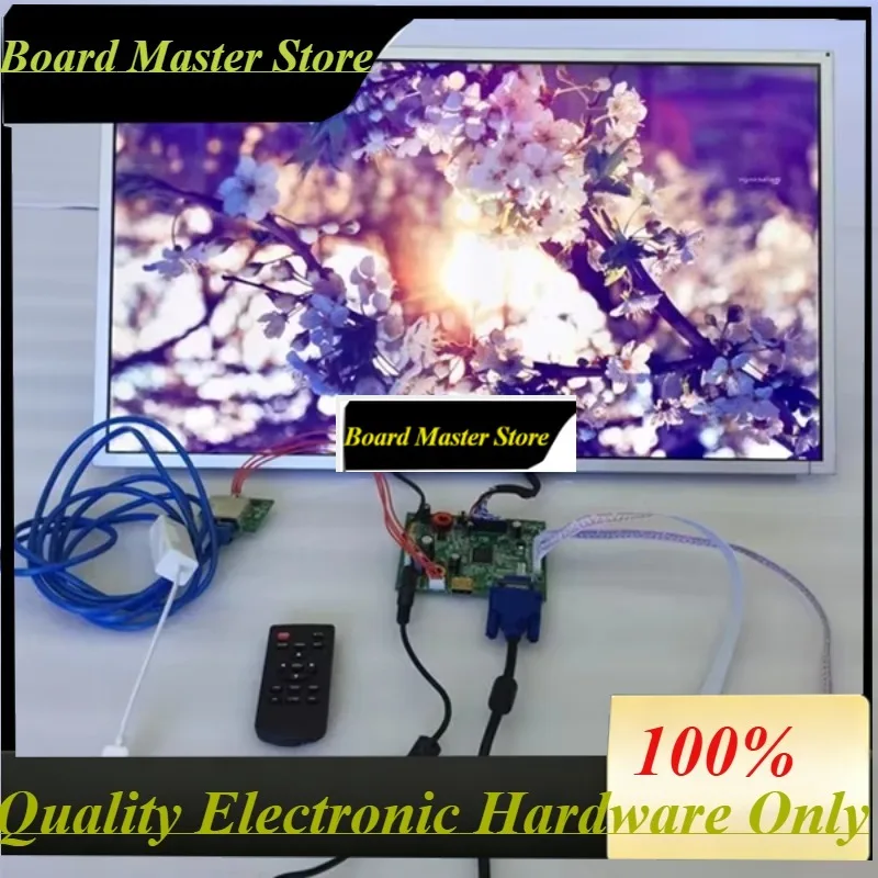 BoaMasM1920*1080 VGA Input LVDS Signal LCD Controller Board Driver Board. Vga To Lvds Converter Board