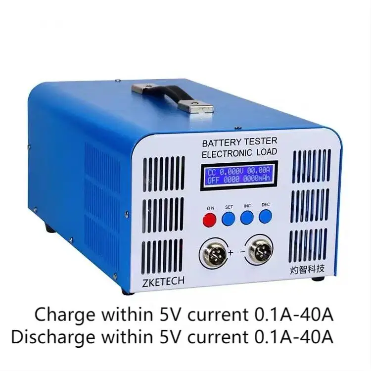 EBC-A40L Tester High-current Lithium Battery Capacity Tester 5V 35A Charge 40A Discharge Lifepo4 Cell Battery Tester