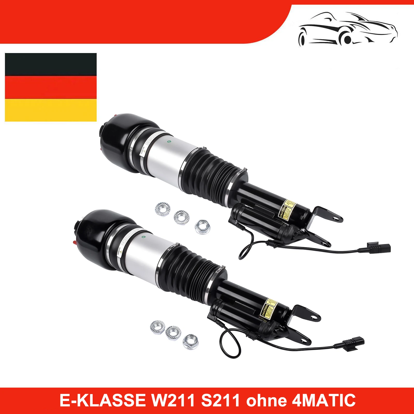 AP02 For Mercedes W219 W211 CLS E-CLASS Front Air Spring Suspension Shock Air Ride Assembly 2113209313 2113209413 set of 2