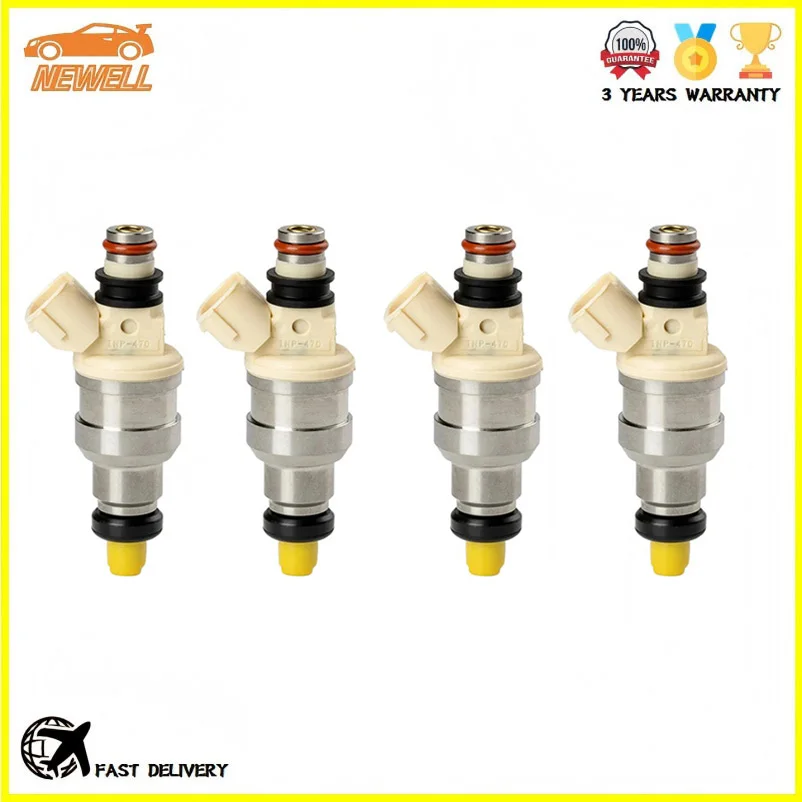 4 piezas 195500-2400 15710-58B00 INP-470 INP470 Inyector de Combustible para Suzuki Sidekick X-90 1.6L para Chevrolet Tracker para Geo Tracker