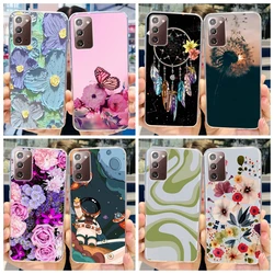For Samsung Note 20 5G Case SM-N981B Popular Flower Slim Soft Silicone Phone Cover For Samsung Galaxy Note20 Ultra 5G Funda Capa