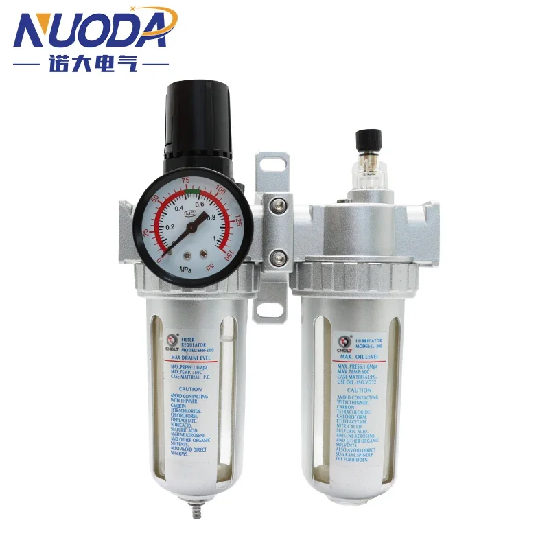 SFC200 1/4 SFC300 SFC400 1/2 Air Compressor Filter Regulator Oil Water Separator Trap Regulator Valve Pneumatic Parts