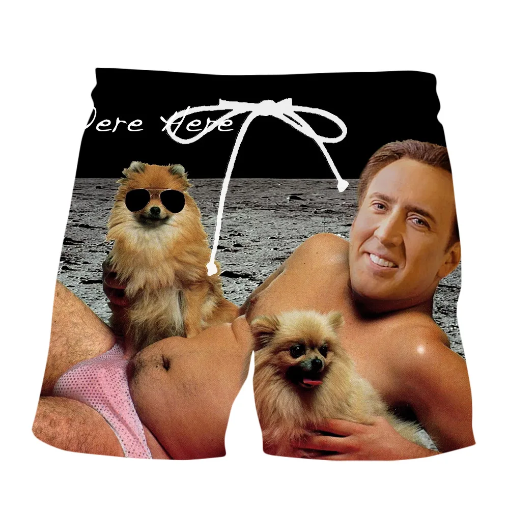New3DPrinting Famous Actor Nicolas Cage Fashion Men Women Tracksuits Crewneck Hip Hop Shorts Plus Size S-7XL Four Seasons Casual
