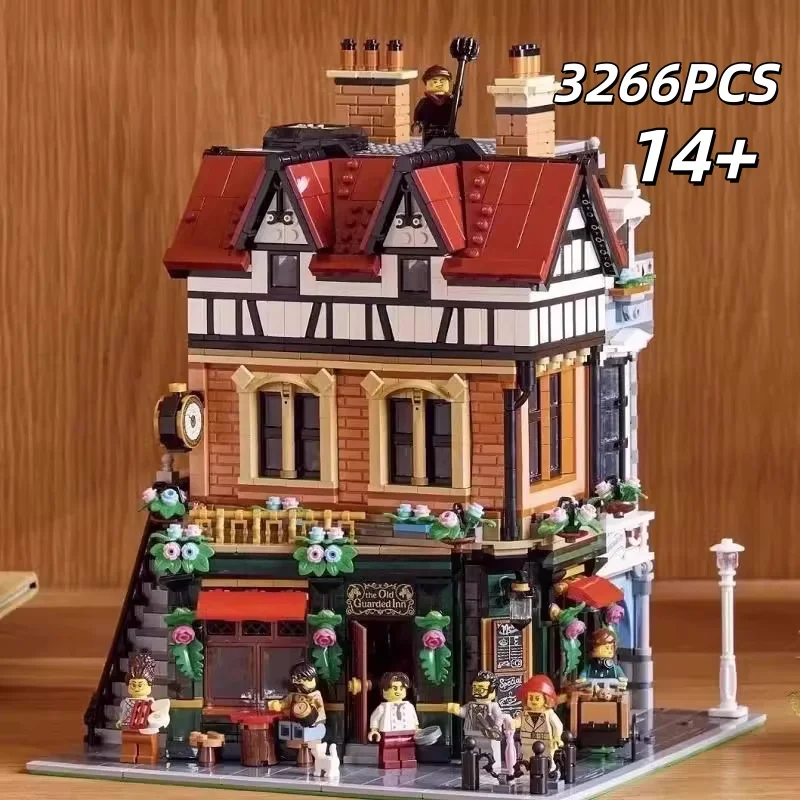 2025NEW تيودور ركن وحدات 10350 اللبنات الإبداعية خبير الشارع مناظر الطوب لعبة للأطفال الكبار هدايا عيد الميلاد