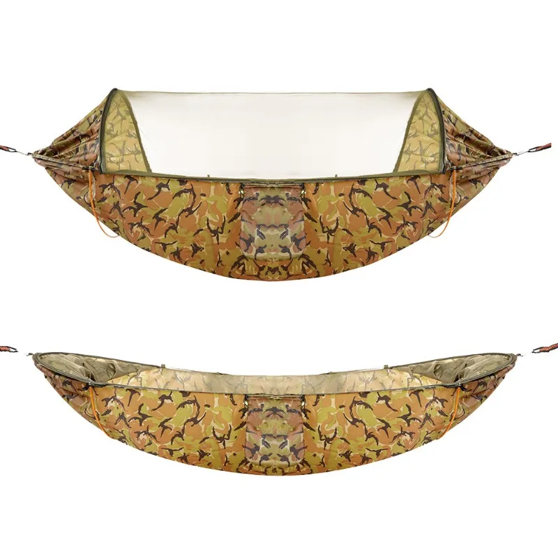 横転防止ハンモック 屋外ブランコ 防蚊キャンプテント シェーカーベッド 蚊帳 ハンギングチェア