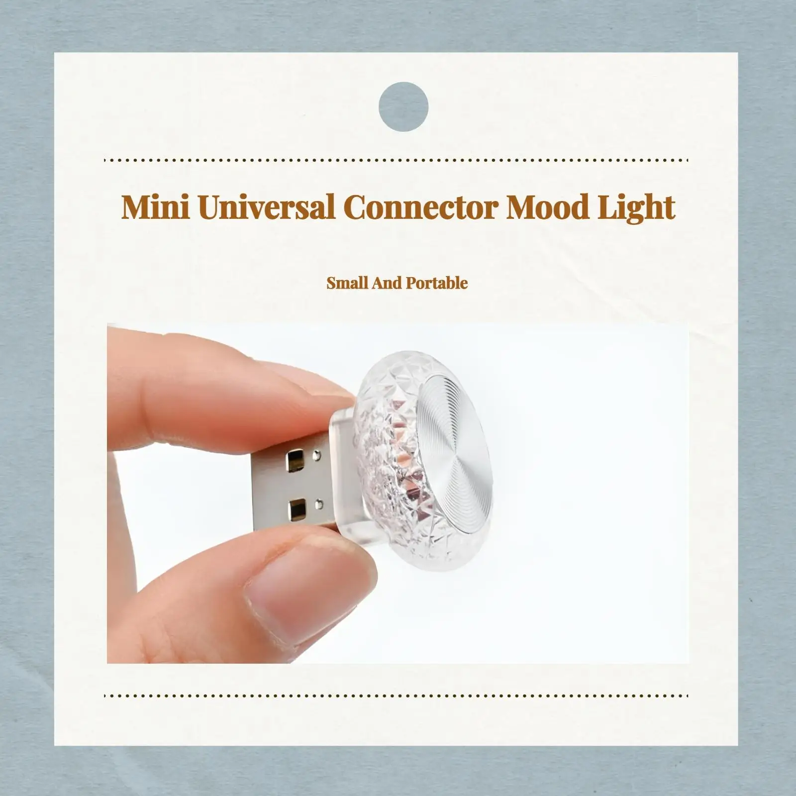 Led Car Light Energy Efficient Acrylic RGB Ambient Night Lamp with Universal Plug for Interior Spaces