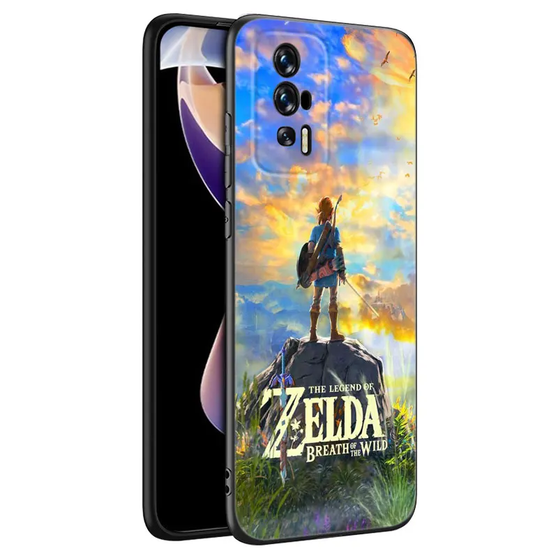 Z-Zeldas Game Black Silicone Phone Case For Xiaomi Redmi 9 9A 10A 9C 10C 12C 13C 5G 9T 10 Prime A1 A2 Plus