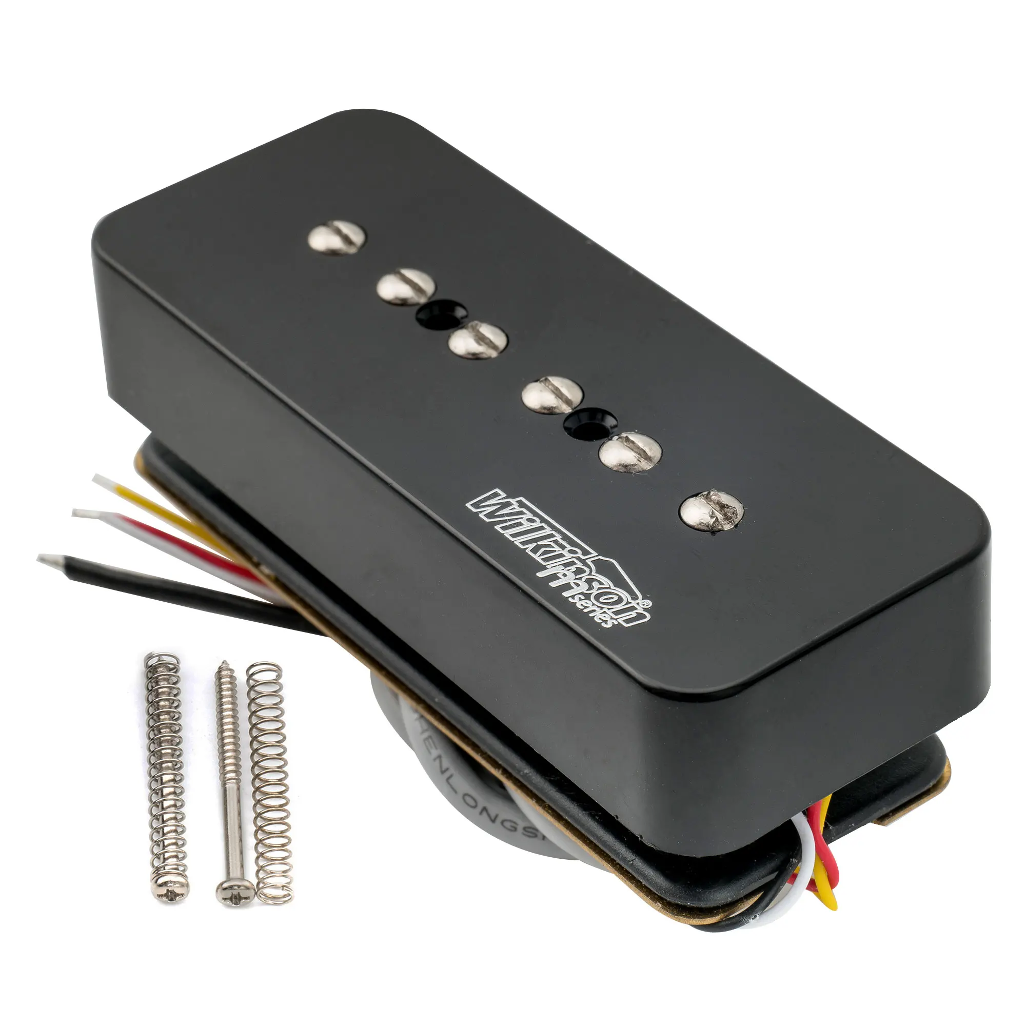 Wilkinson M Series Stacked P90 Soapbar Ceramic Humbucker Sized Single Coil Pickup Neck Bridge Pickup for SG LP Electric Guitar