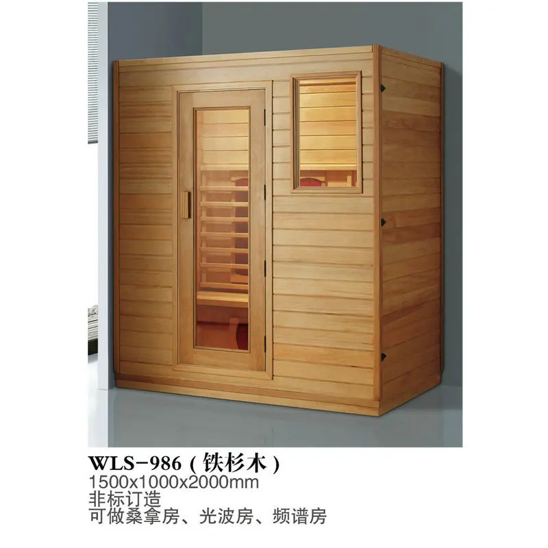 Iron shirt wood sweat steam dry steam room hotel home, can be used as sauna  light wave room