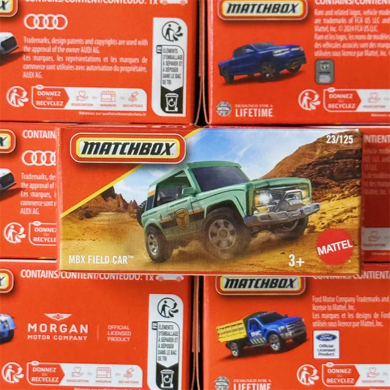 Matchbox Tesla Alloy Car 2025E Engineering Vehicle Collector's 70th Anniversary Model Color Box New Batch Play Vehicle Toy
