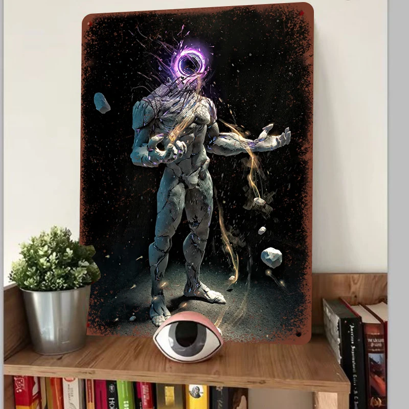 Abstract Cosmic Guardian Metal Wall Art Creative Home Decor Living Room Decorative Hanging