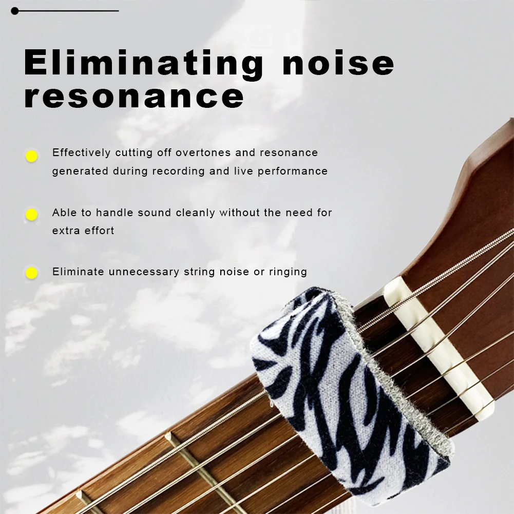 Guitar Strings Electric Guitar Bass Fret Strings Mute Dampeners String Ukulele Guitar Fretboard Muter Wrap Instruments Accessory