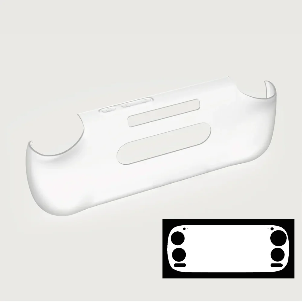 Retroid Pocket 5 RP5 bolsa de película funda de agarre para consola de juegos portátil cubierta protectora negra accesorios Retro para juegos