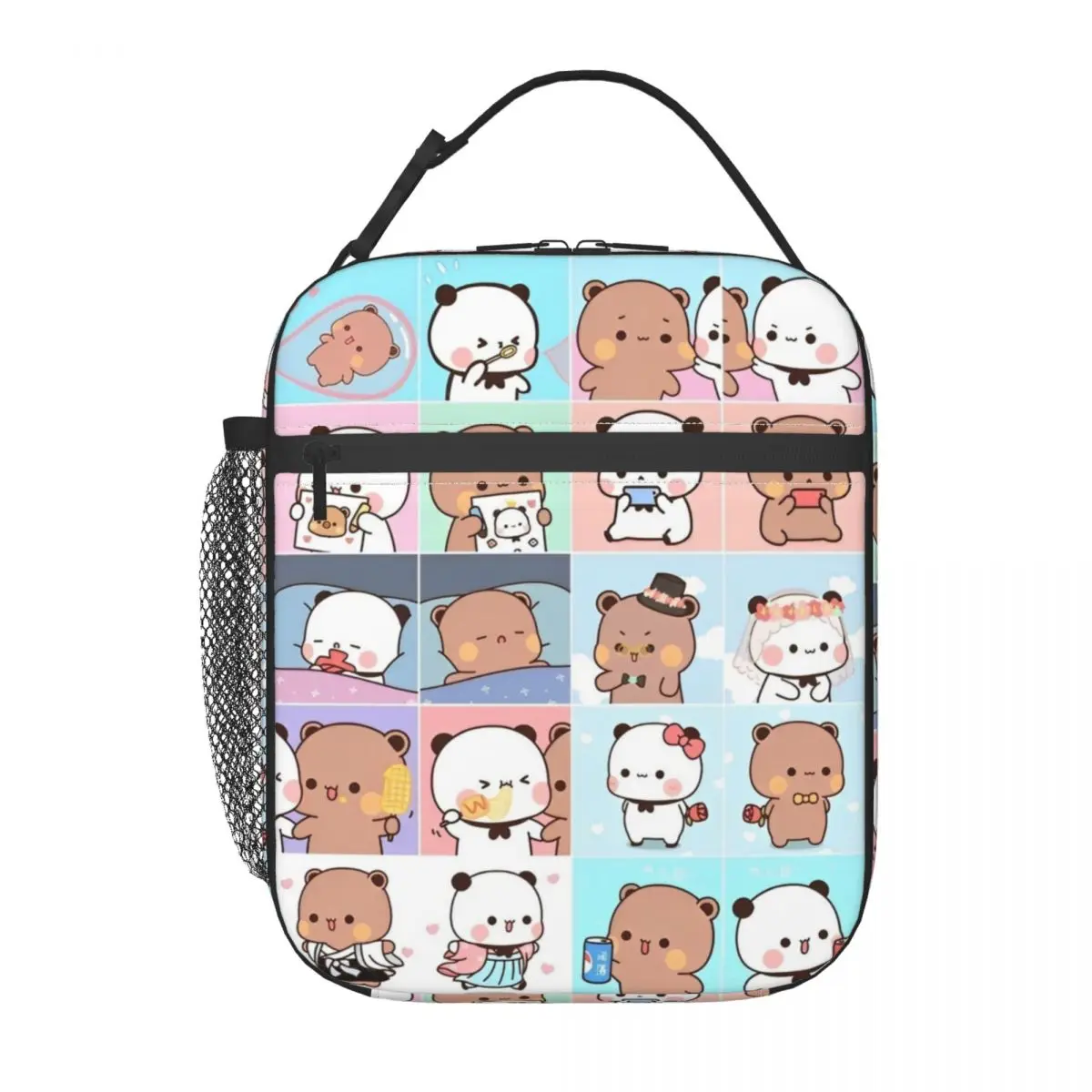 

Bubu Dudu Panda Bears Cartoon Insulated Lunch Bags Collection Cute Food Container Portable Thermal Cooler Lunch Boxes For Picnic