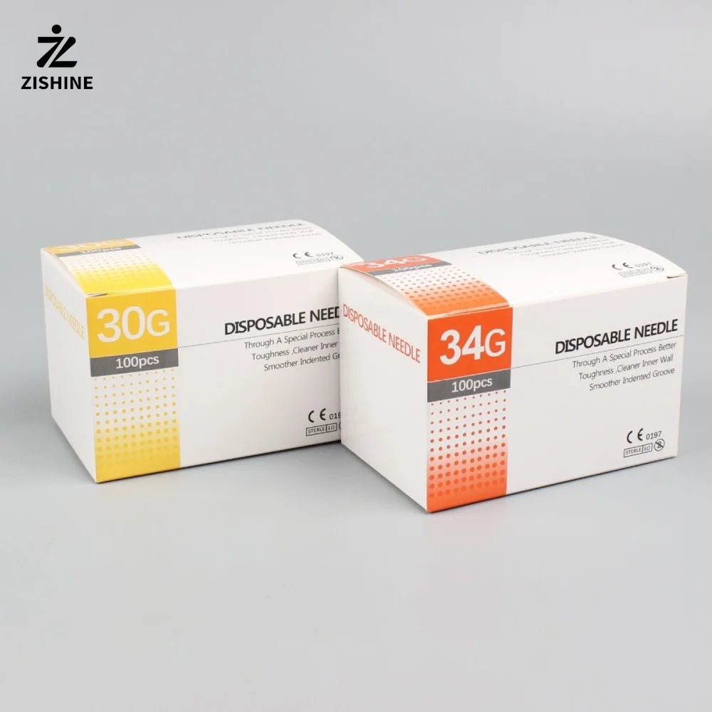 Ultra Fine Meso Needles 30G 32G 34G Disposable Micro Injection Needle for Skin Rejuvenation Facial Care Beauty Tools