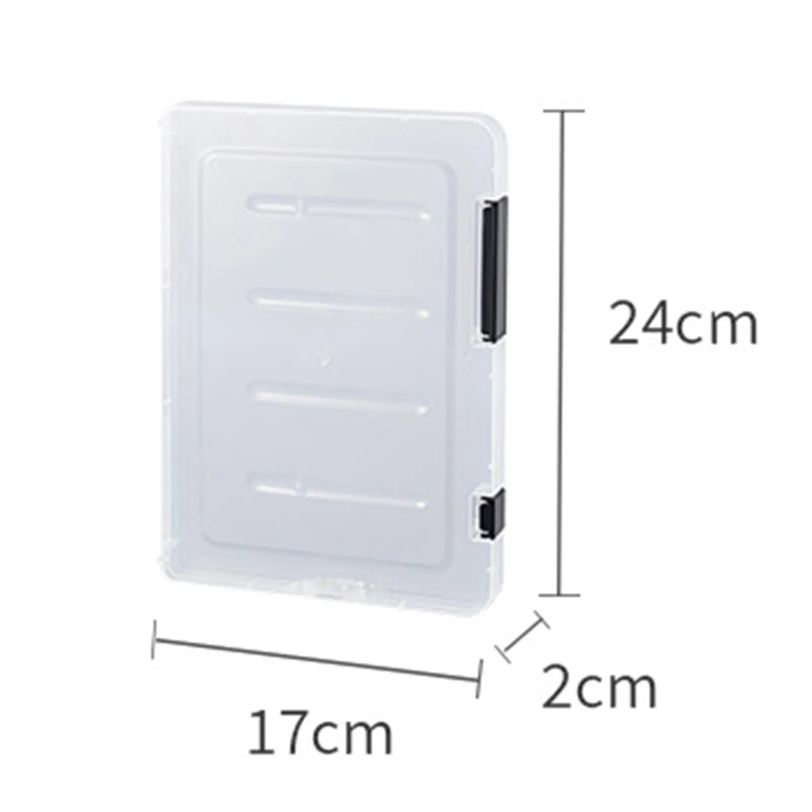 Portable , Document Paper Desk Organizers Case with Handel, -buckle Storage Container Organizers Box Case