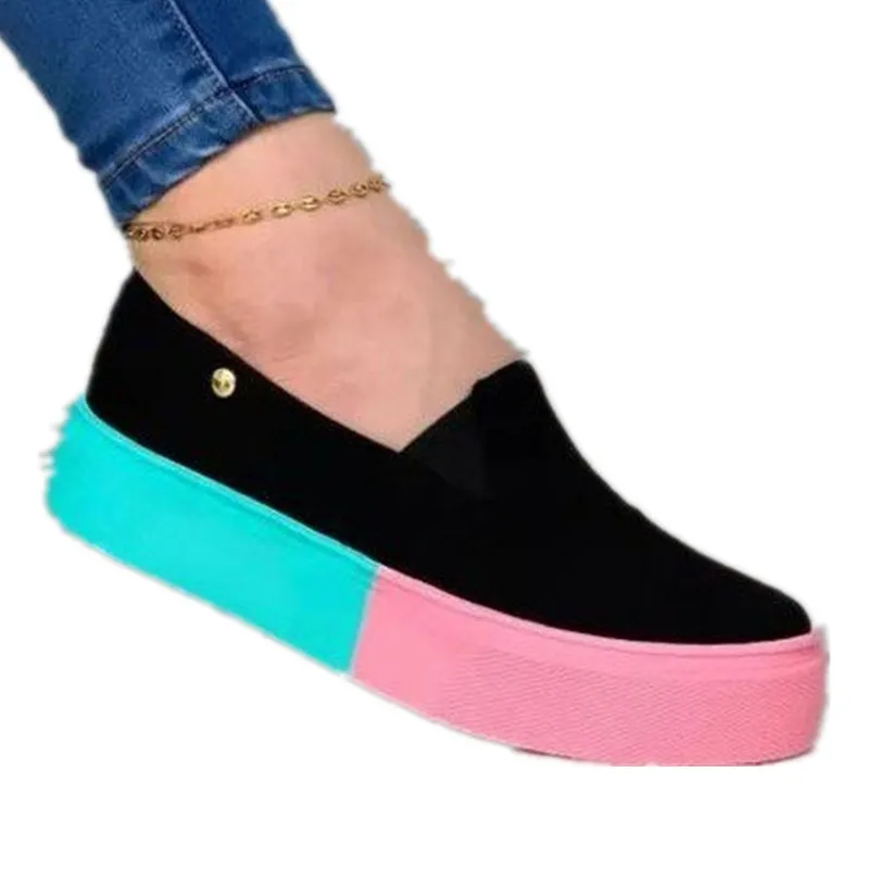 Women's Flats 2024 Summer Fashion Light Platform Casual Shoes for Women Shallow Slip on Ladies Walking Shoes Women's Foorwear