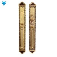 Factory Direct Sale European-style Retro Villa Handle Lock Double Open Large Handle Entry Door Lock Indoor Door Lock