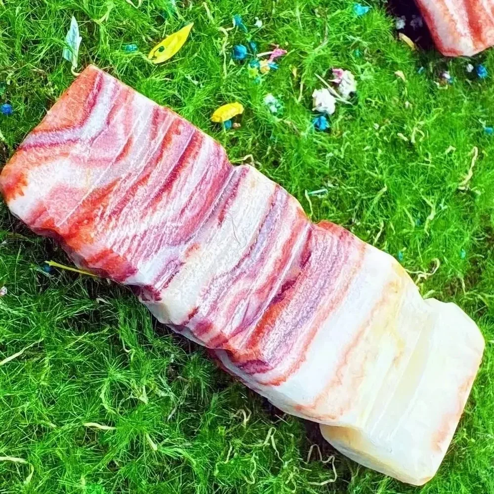 7-9cm Natural Crystal folk handicrafts pork crystal healing stone for home decoration punch Collections Specimens Spiritual