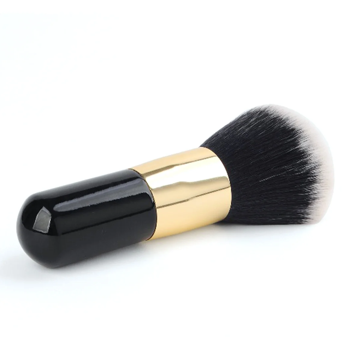 

Flat Foundation Brush Gold Black Large Handle Face Makeup Powder Blush Cream Concealer Liquid Cream Brush Tool