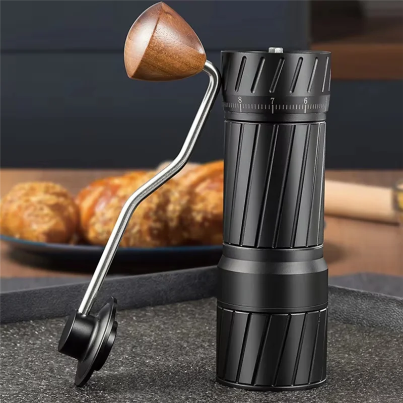 ABNO-Premium Manual Coffee Grinder Ideal For Espresso & Cold Brew Portable Travel Coffee Mill