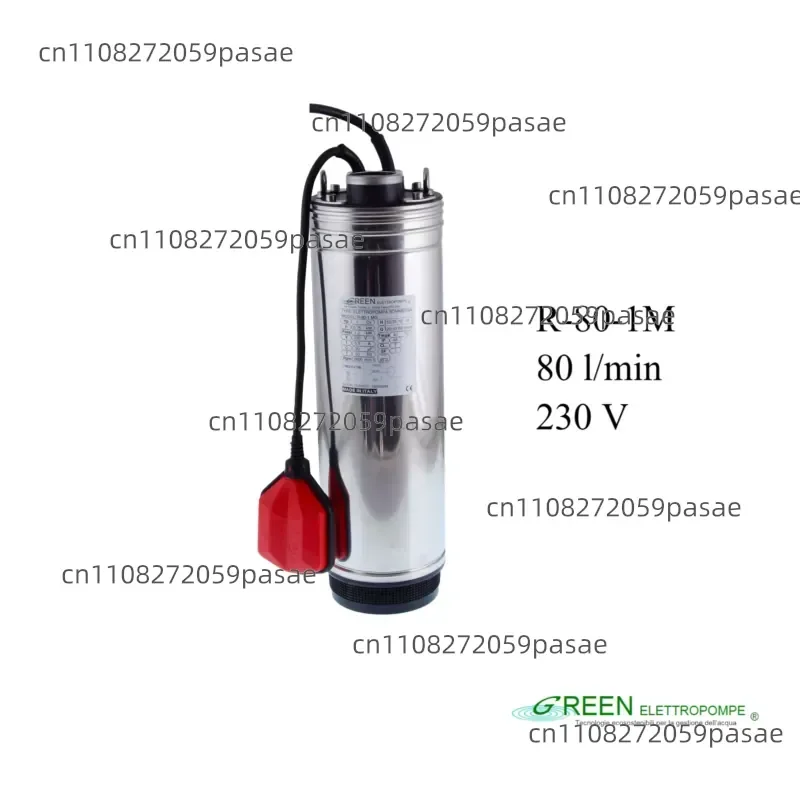 5-Inch high-quality electric high-pressure submersible pump R-80-1M series with centrifugal impeller for clean water