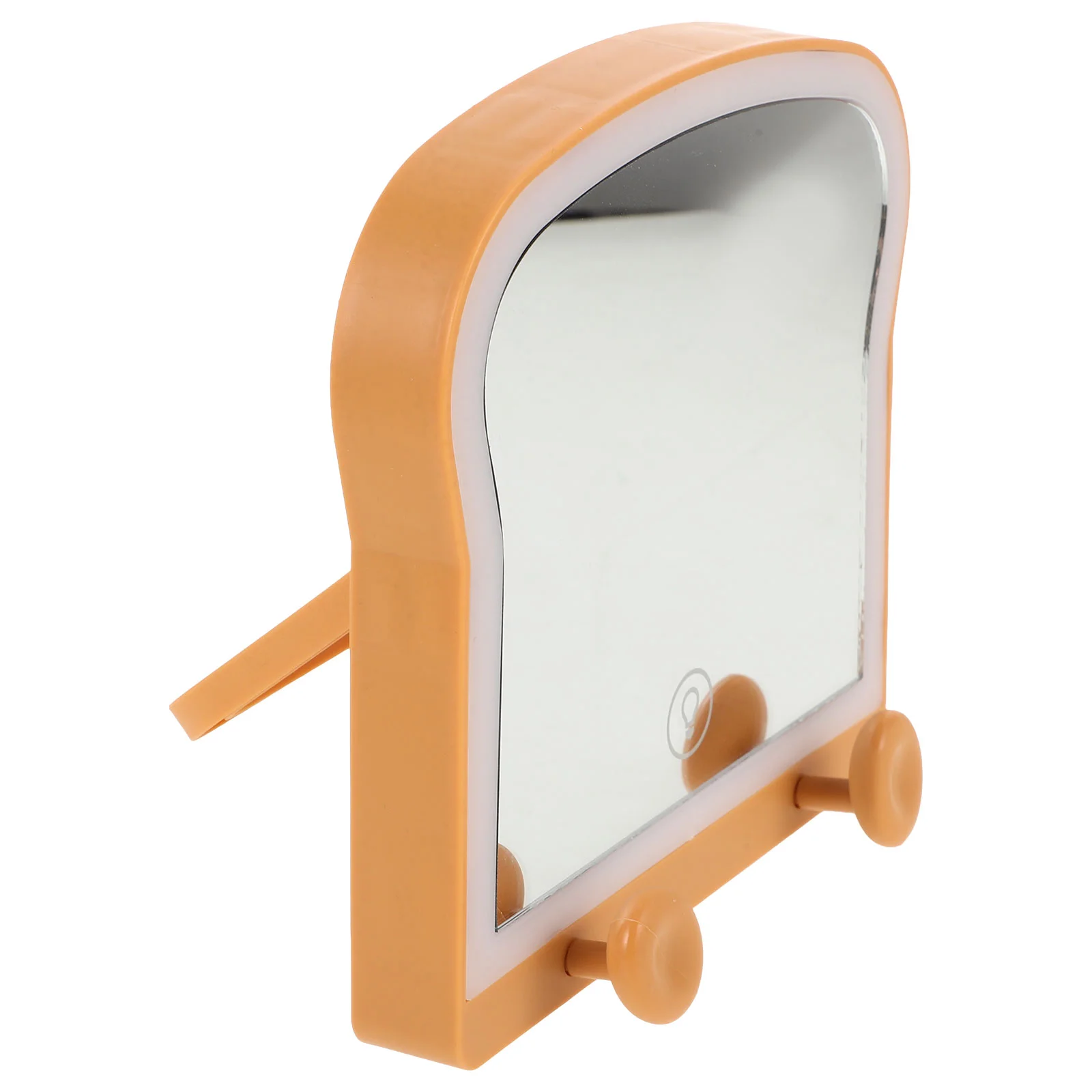 

Handheld Mirror Vanity for Desk Pocket Vintage with Stand Design Makeup Tool Dresser Table Tabletop Travel