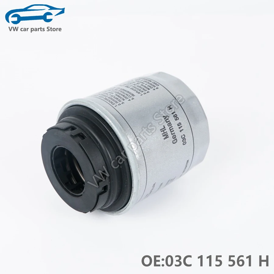 03C115561H NEW Oil Filter For EA111 1.4T Audi A1 A3 VW Tiguan Jetta Sciricco Beetle Polo EOS Golf MK6 Fabia Yeti 03C 115 561 H