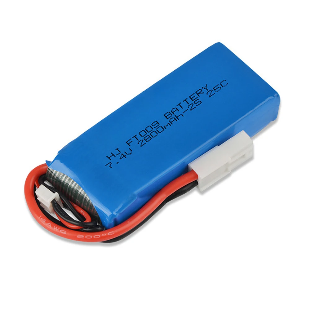 Rechargeable Lipo Battery 7.4V for Feilun FT009 Huangqi 959 948 Remote Control toys Boat Spare parts 7.4V 2800mah RC toy battery