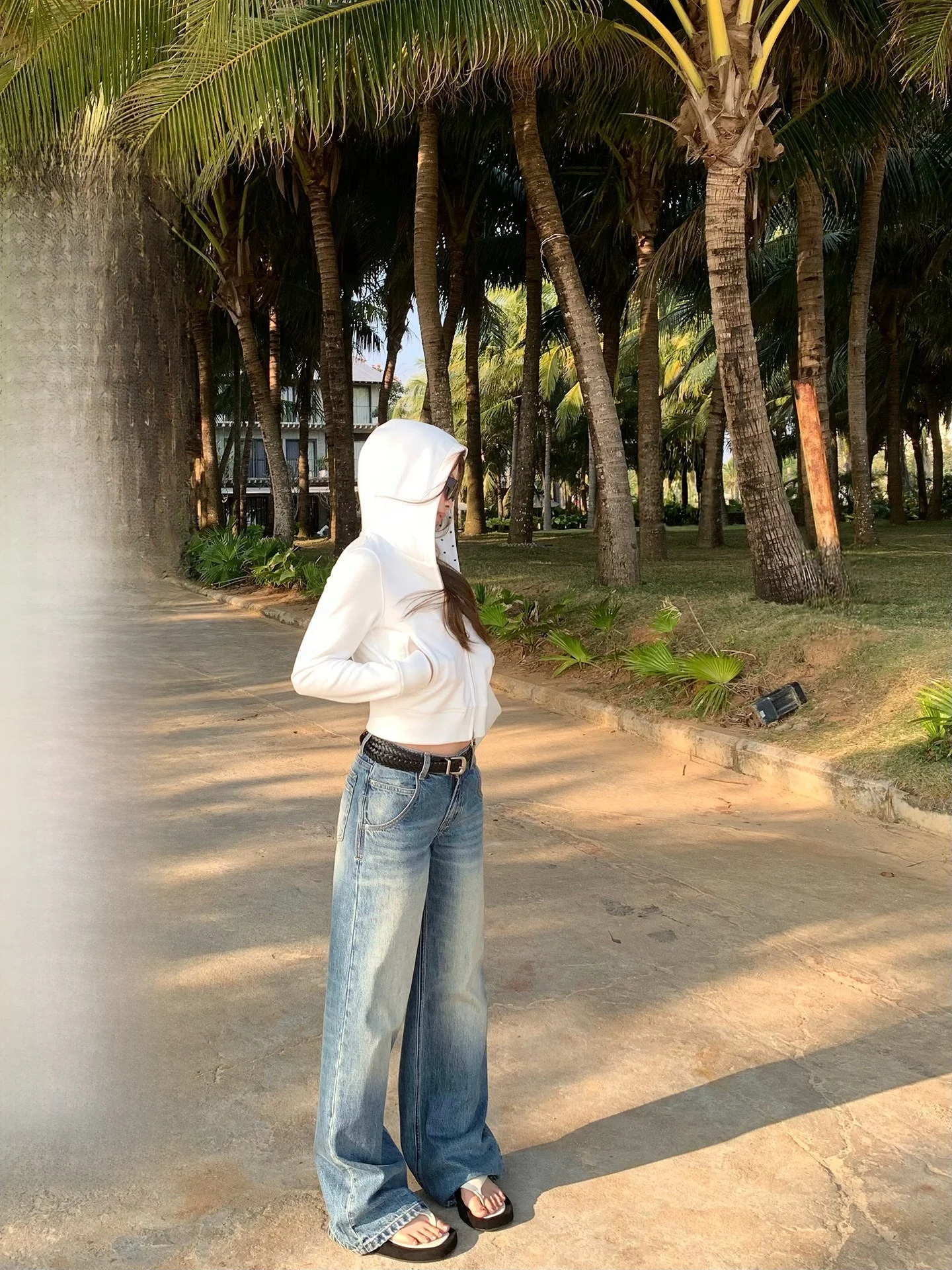 

Женские винтажные джинсы TeeH с низкой посадкой, свободные, прямые, широкие штанины, удобные, дышащие, из хлопкового денима