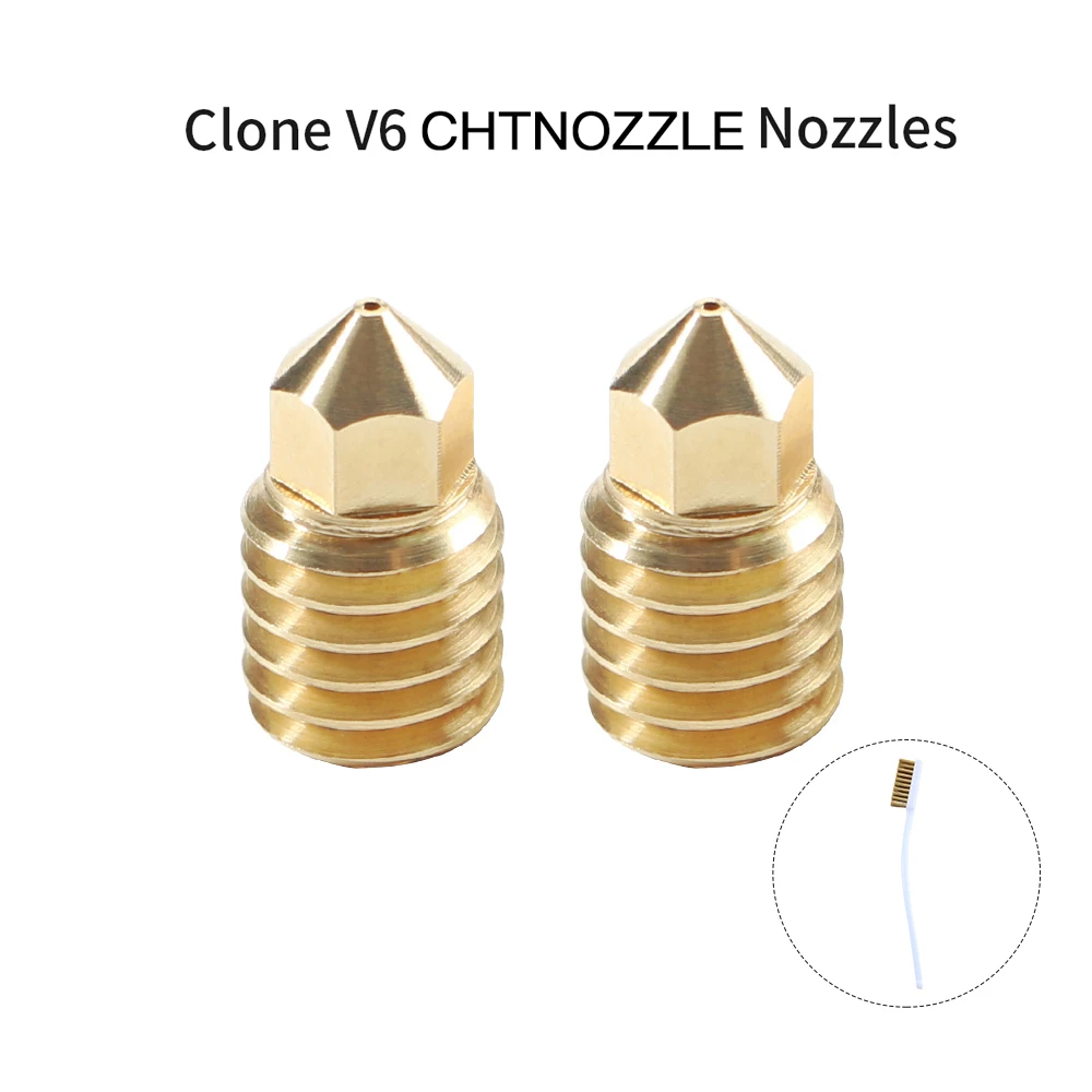 

Clone CHT NOZZLE for Bambu Lab High Flow MK8 CHT NOZZLE 0.4/0.6/0.8mm Brass Copper Extruder PrintHead for 1.75mm 3D Printer Part