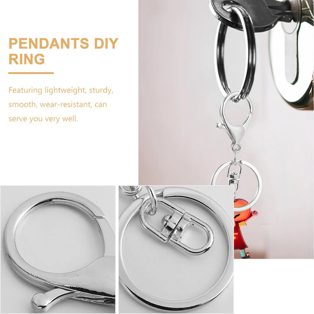 

Lobster Clasp Claw for Jewelry Making Clasps Keychain Ring Jewellery with Large