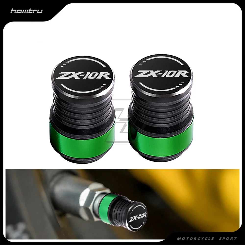 for Kawasaki ZX-10R ZX10R Rim Motorcycle Wheel Tire Valve Caps Covers Case decoration