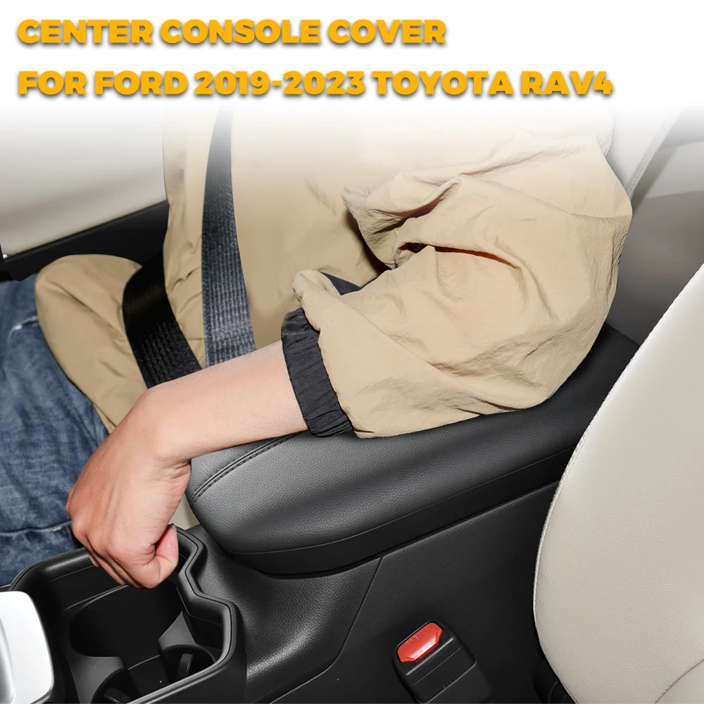 For Toyota RAV4 (2019-2023) Center Console Armrest Storage Lid OE 58920-42010-C0 Black Direct Replacement & Easy Installation