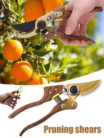 Garden Pruning Shears Plant Trim Horticulture Hand Pruner Shrub Garden Scissor Orchard Branch Shear Professional Pruning Tool