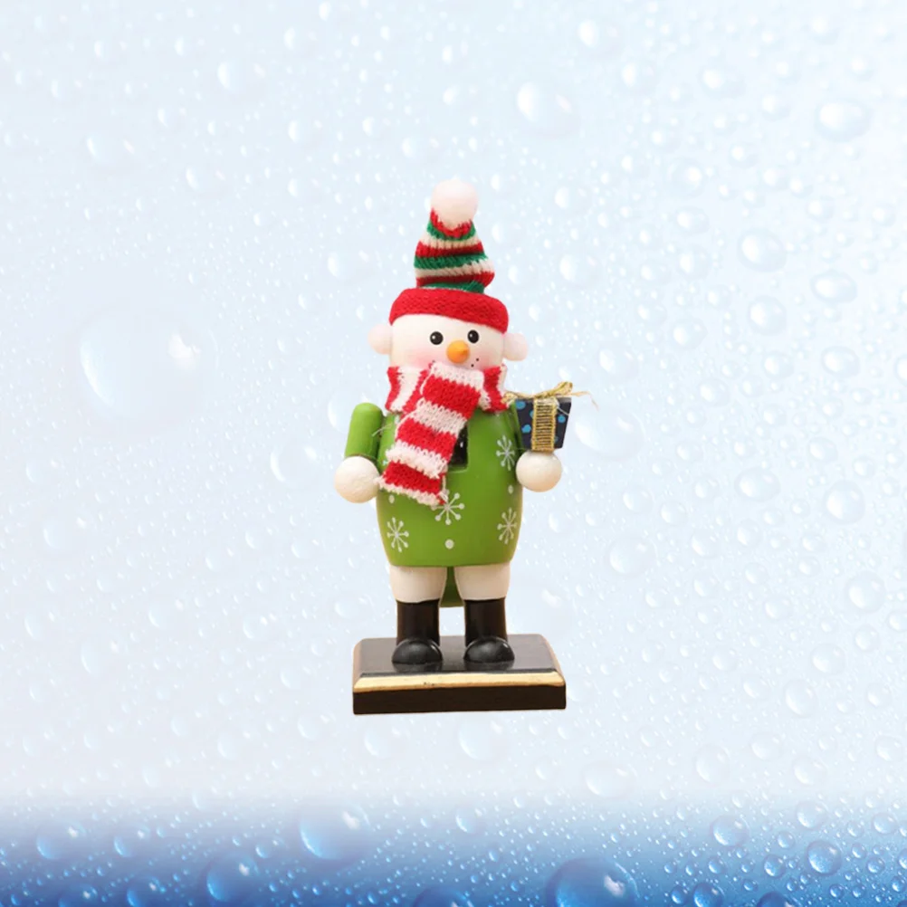 

Wooden Nutcracker Puppet Desktop Decoration Christmas Ornament Soldier Shape Birthday Gift for Home Decor