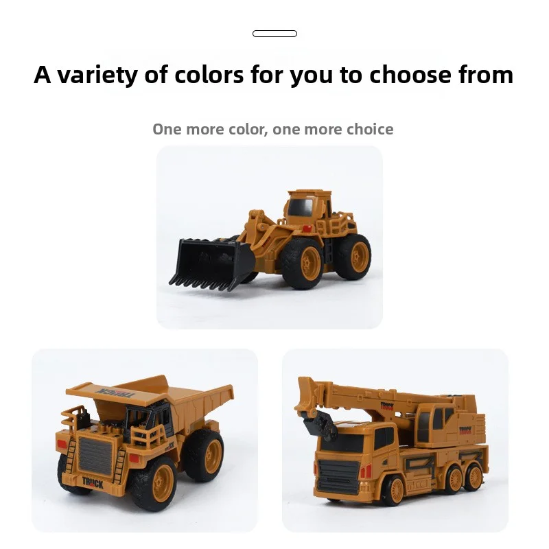 Mini RC Dump Truck Car Engineering Vehicle Forklift Heavy Excavator Remote Control Car Toys for Boys Children's Gifts drop ship