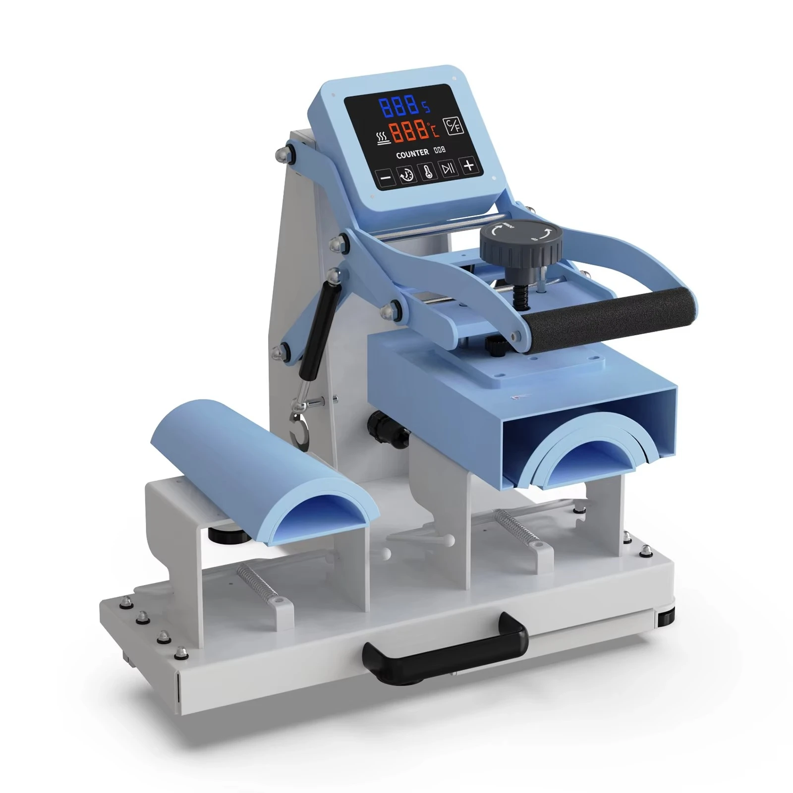 Shin Guard Transfer Printing Sublimation Machine Double Station Shin Guard Heat Press