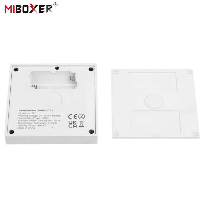 Miboxer B0 2.4G Timming 86Touch Panel przełącznika Ściemniacz Regulacja jasności RGB RGBW RGB+CCT Do pasków Led / Panel świateł / Kontroler