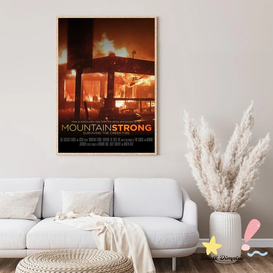 Mountain Strong Surviving The Creek Fire Movie Poster Canvas Art Print Home Decoration Wall Painting ( No Frame )