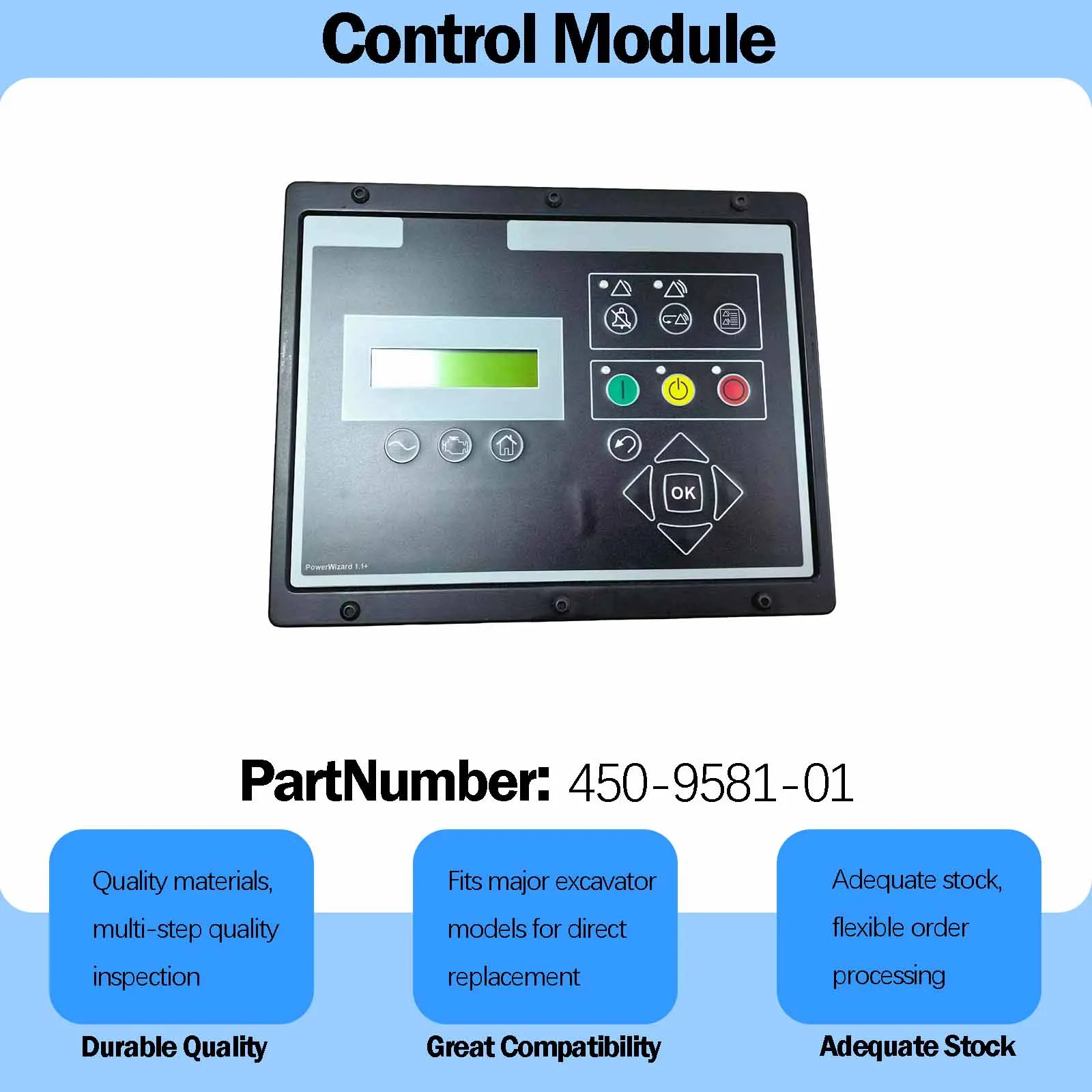 PowerWizard 1.1+ Controller control module 450-9581-01 For marine diesel generator engines