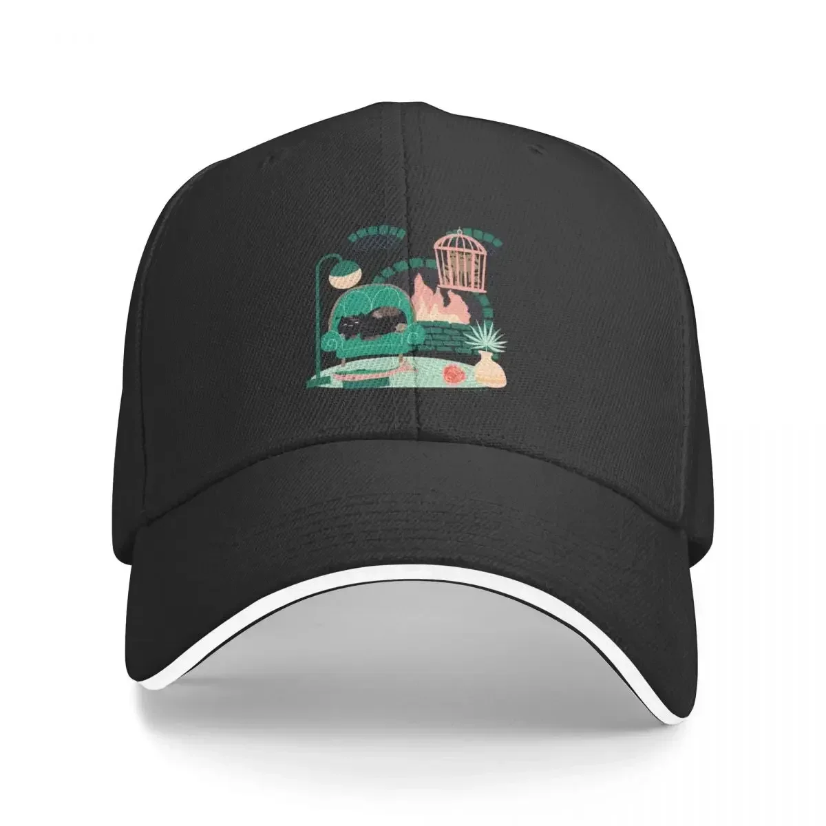 Truffe le chat Staycation Gorra de béisbol para hombres y mujeres, chapeau de luxe, ropa de golf, chapeau de randonnée