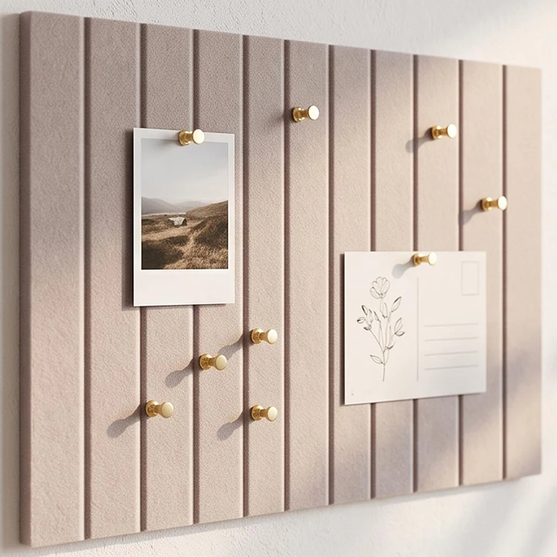 Thickened Decorative Felt Cork Board Large Bulletin Board Foldable Photo Display Board for Home Office School Walls Decoration